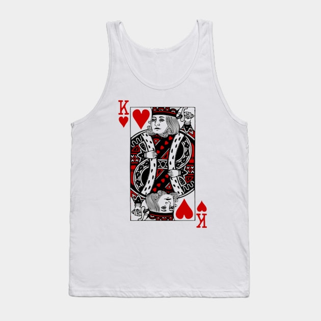 king of hearts Valentines Day (his and her) Tank Top by gani90